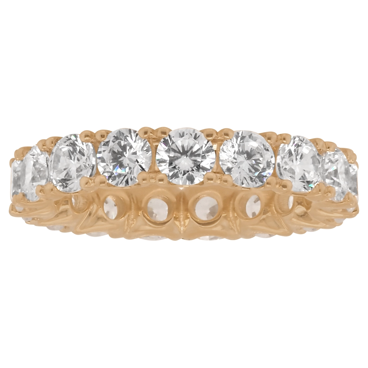 3.8mm Diamond Eternity Band | Emily Chelsea Jewelry