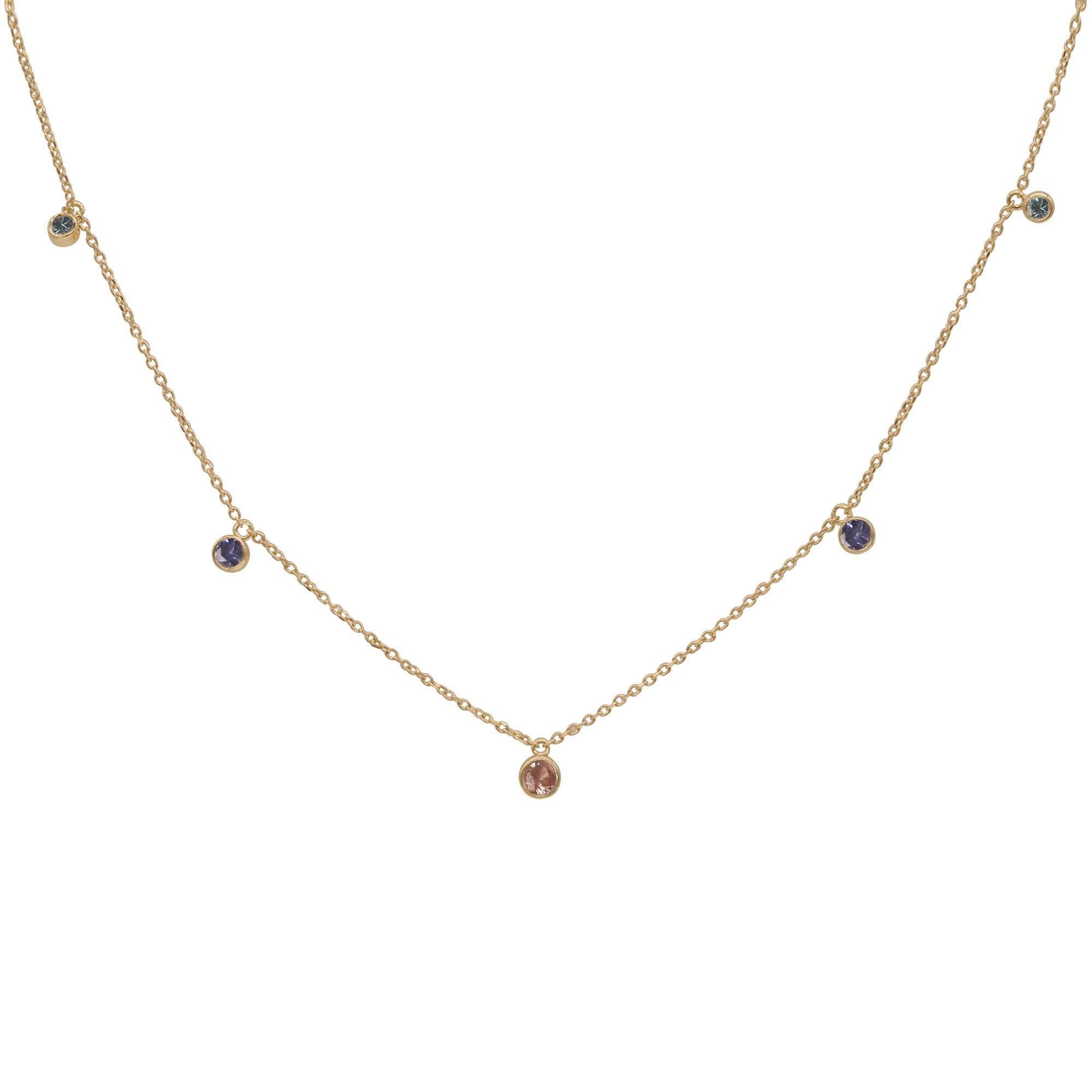 5 Stone Dusk Capsule Necklace