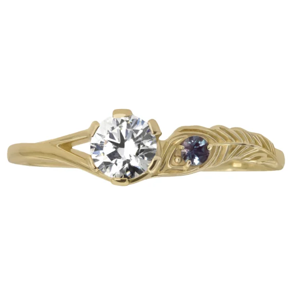 Peacock Feather Ring