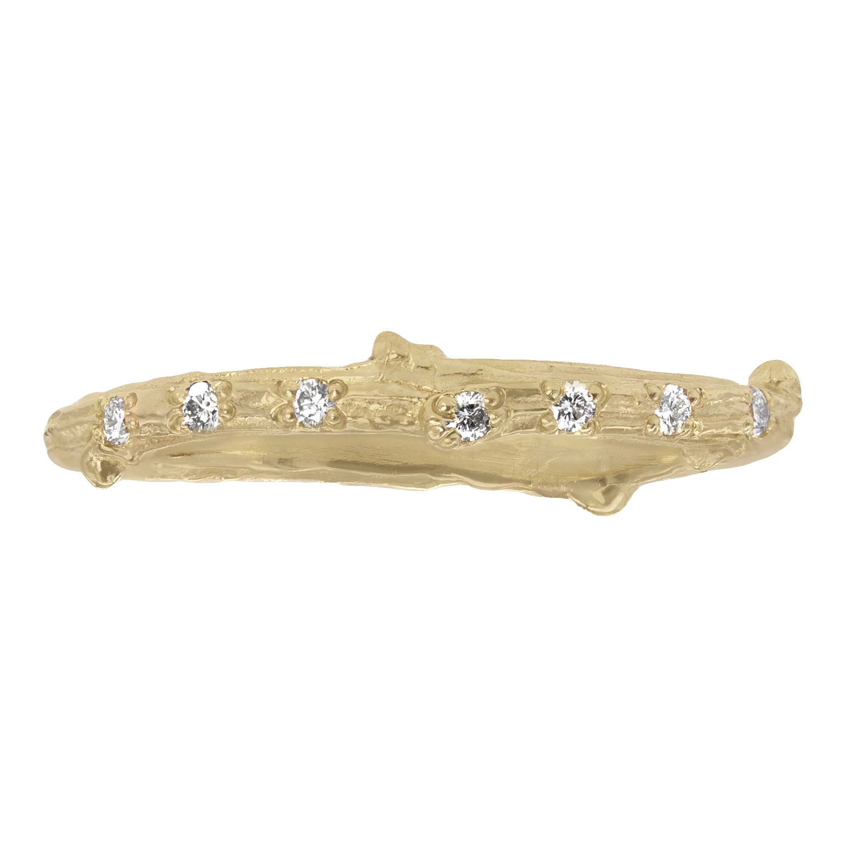 Twig Scattered Diamond Band