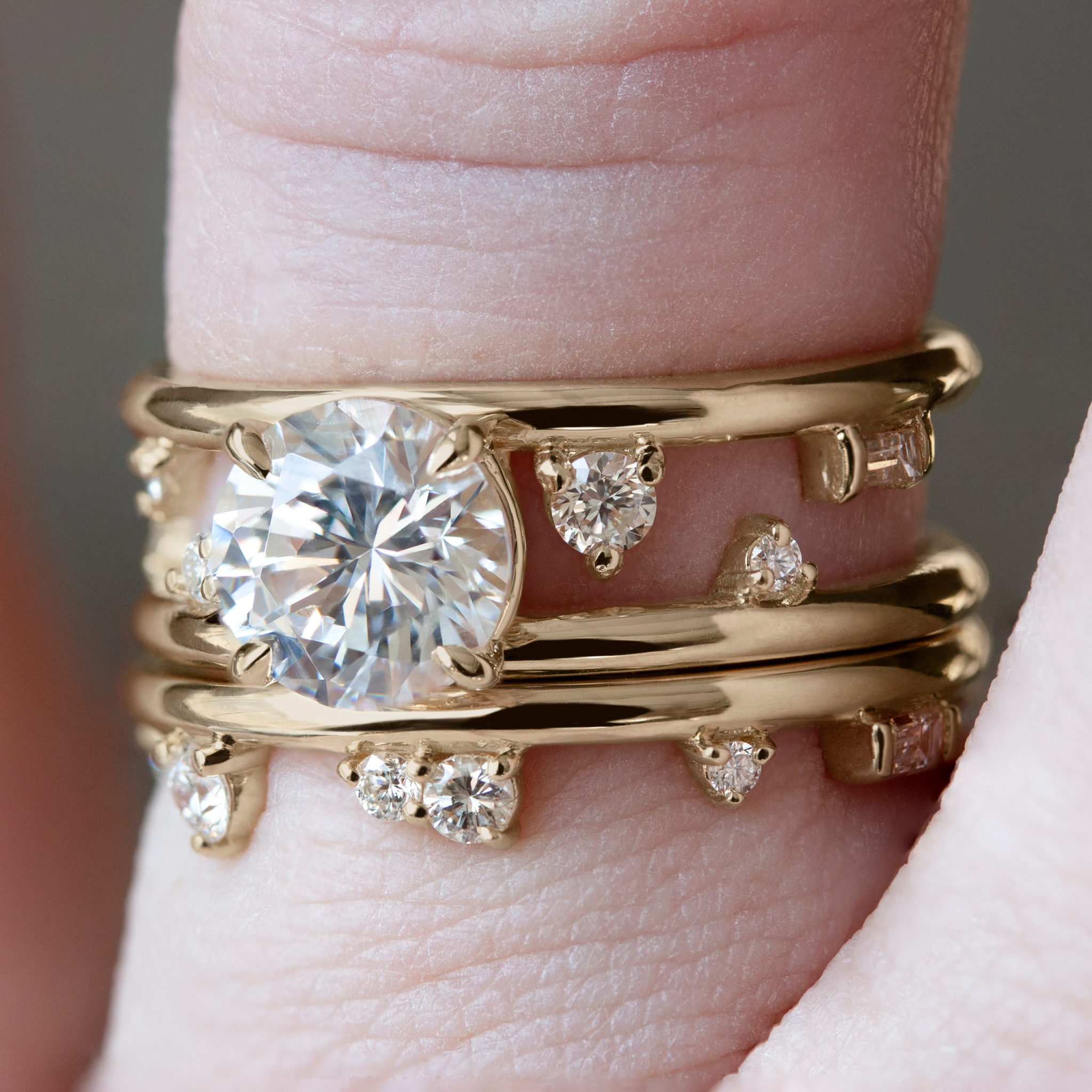 Space and Time Parallel Ring | Emily Chelsea Jewelry