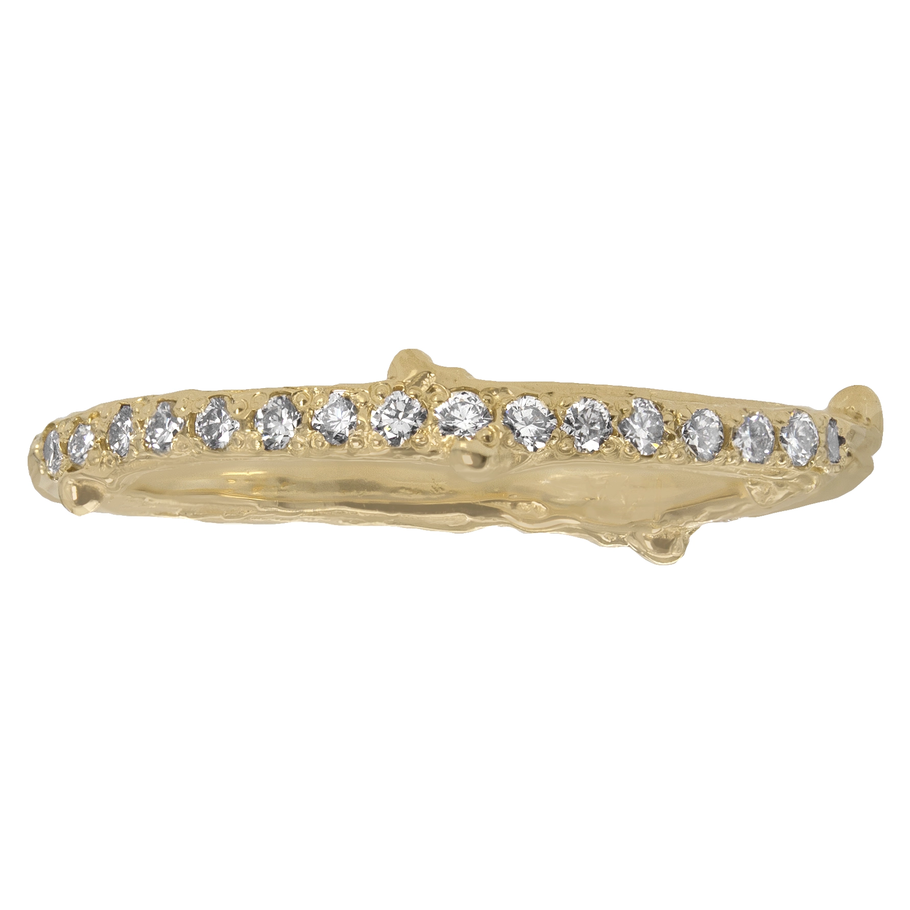 Twig Pave Diamond Band