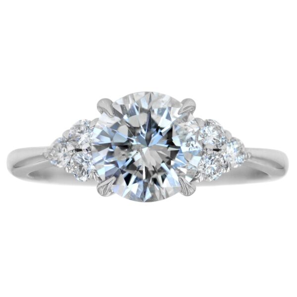 Custom Diamond Cluster Ring