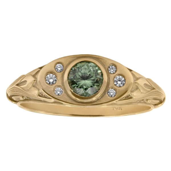 Custom Signet Filigree Ring
