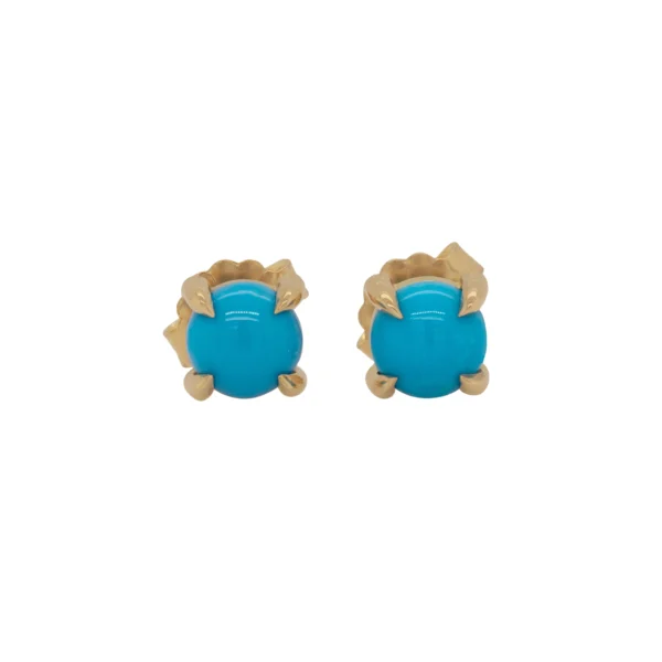 Turquoise Bubble Studs