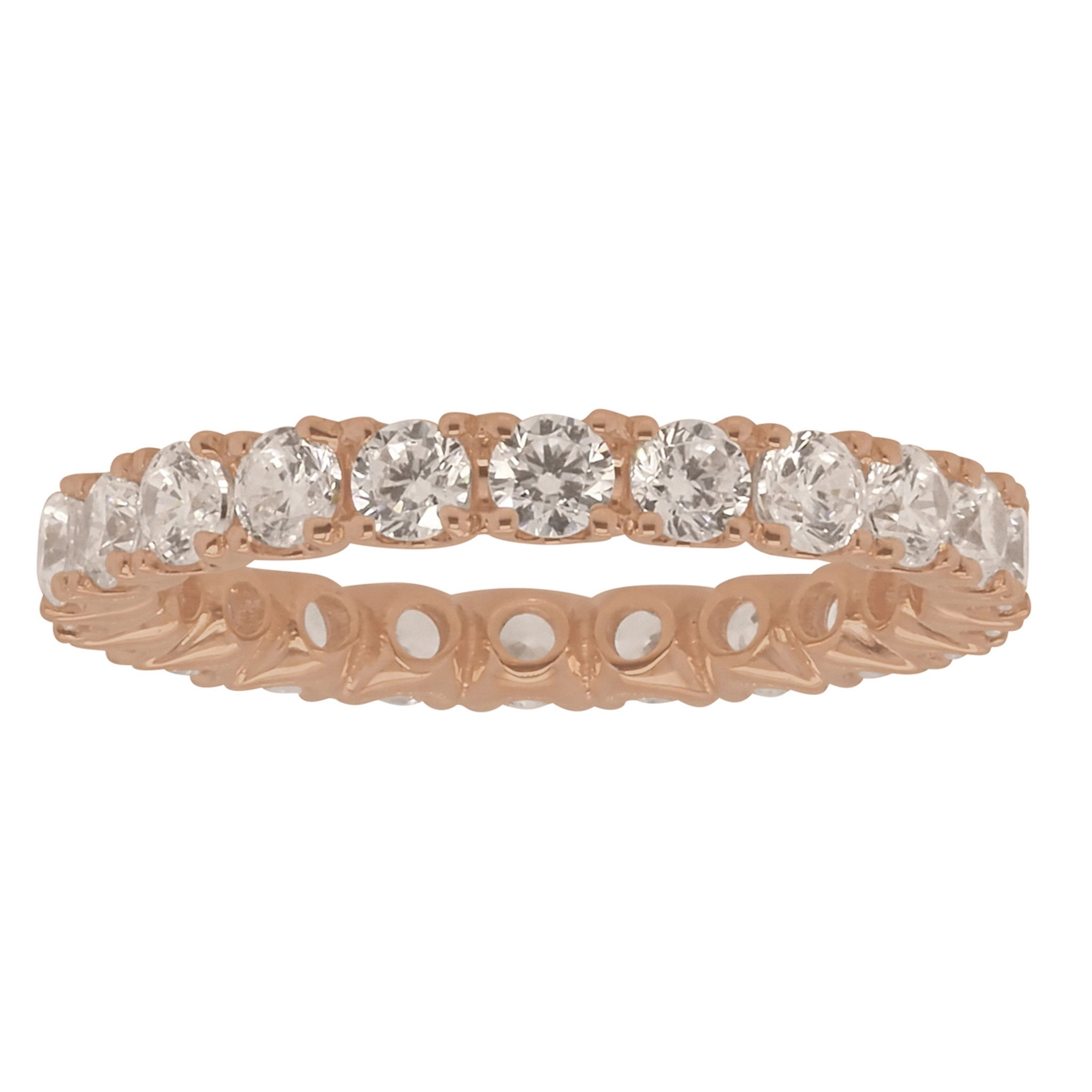 2.8mm Diamond Eternity Band | Emily Chelsea Jewelry