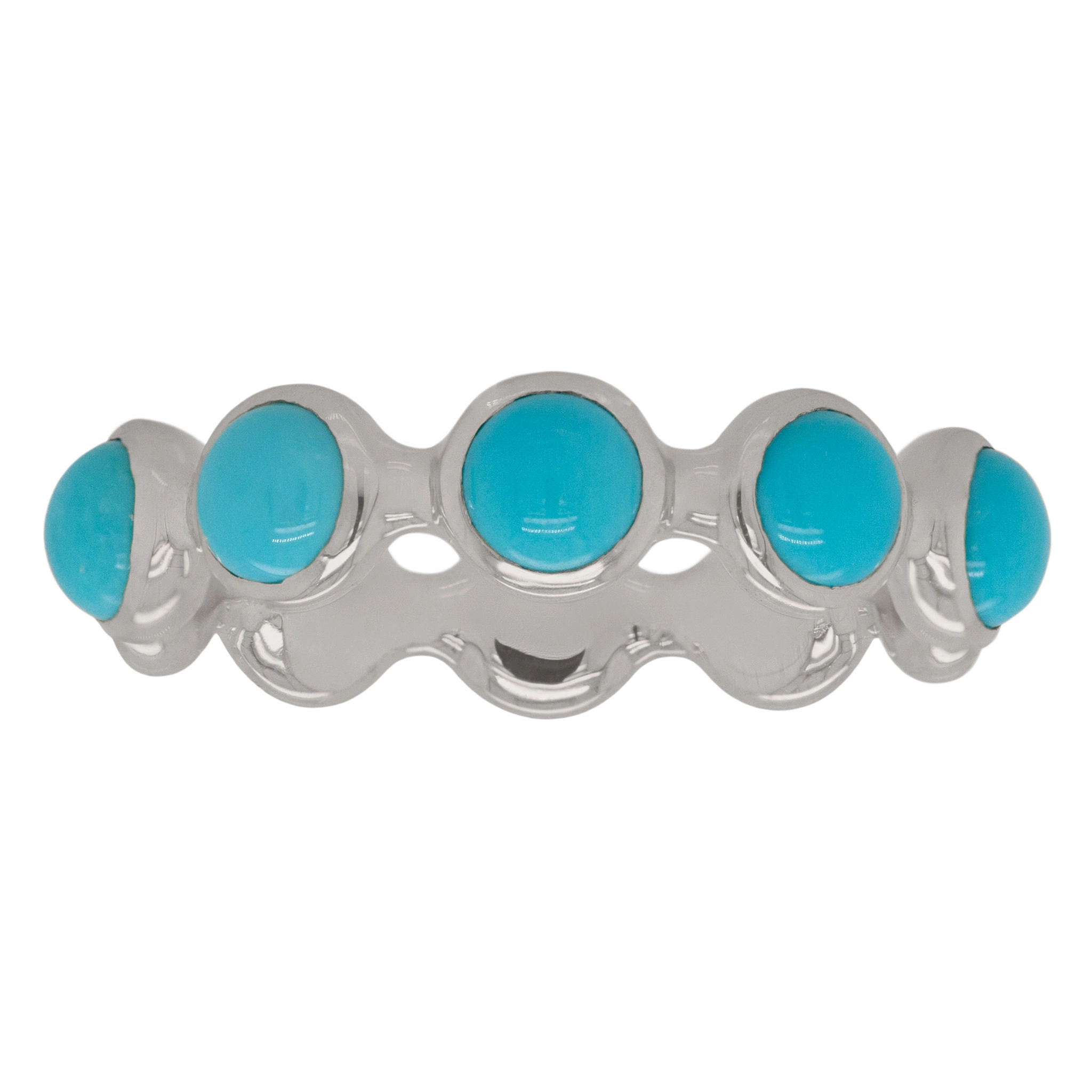 annual_rings365 ドゥルージー Turquoise Bubble Ring - Emily Chelsea