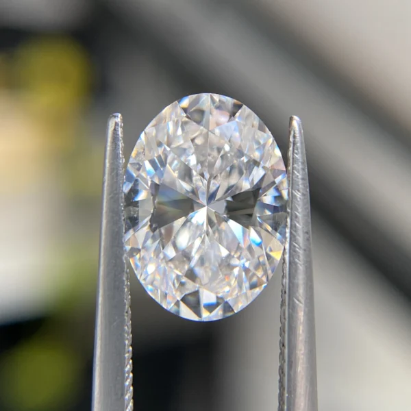 3.0ct Lab Grown Oval Cut Diamond