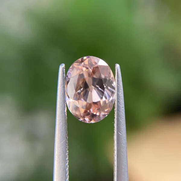 2.02ct Light Peach Australia Zircon