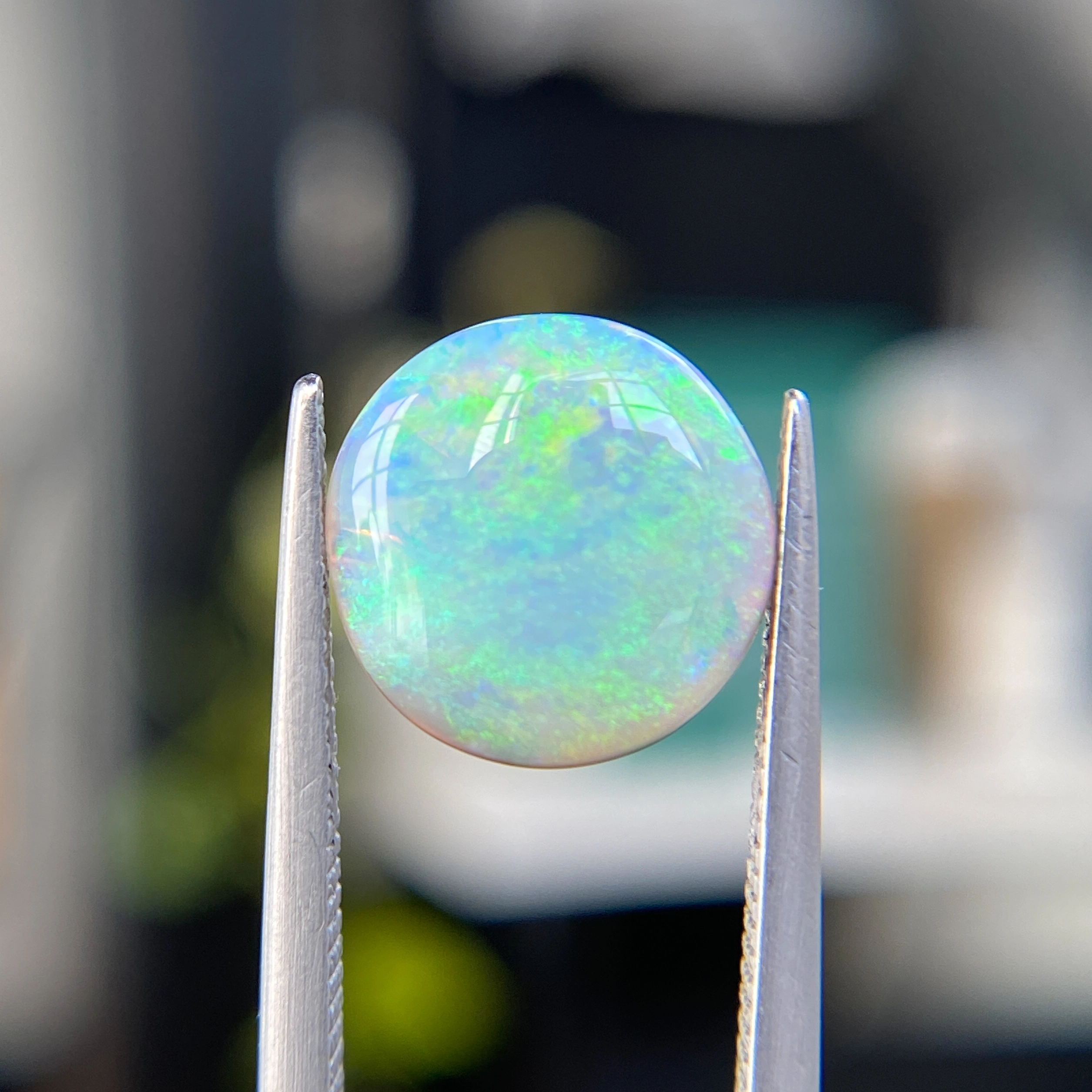 2.52ct Round Australian Opal - Philadelphia custom jeweler Emily Chelsea.