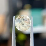 2.21ct Round Rose Cut Malawi Sapphire - Emily Chelsea Custom Jeweler in Philadelphia.