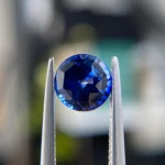1.58ct Round Sri Lankan Sapphire - Emily Chelsea Custom Jeweler in Philadelphia.