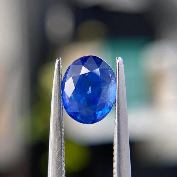 1.46ct Oval Sri Lankan Sapphire - Emily Chelsea Custom Jeweler in Philadelphia.