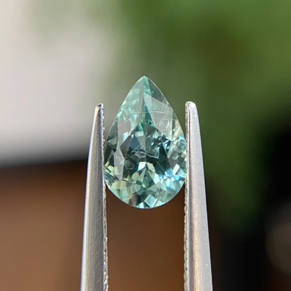1.11ct Pear Montana Sapphire