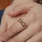 Pinnacle Band by Emily Chelsea Jewelry, a custom-designed ring symbolizing milestones, movement, and personal growth.