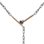Plunge Necklace by Philadelphia jeweler Emily Chelsea Jewelry features Uruguayan amethyst, Tanzanian lavender spinel, and recycled sterling silver chain.