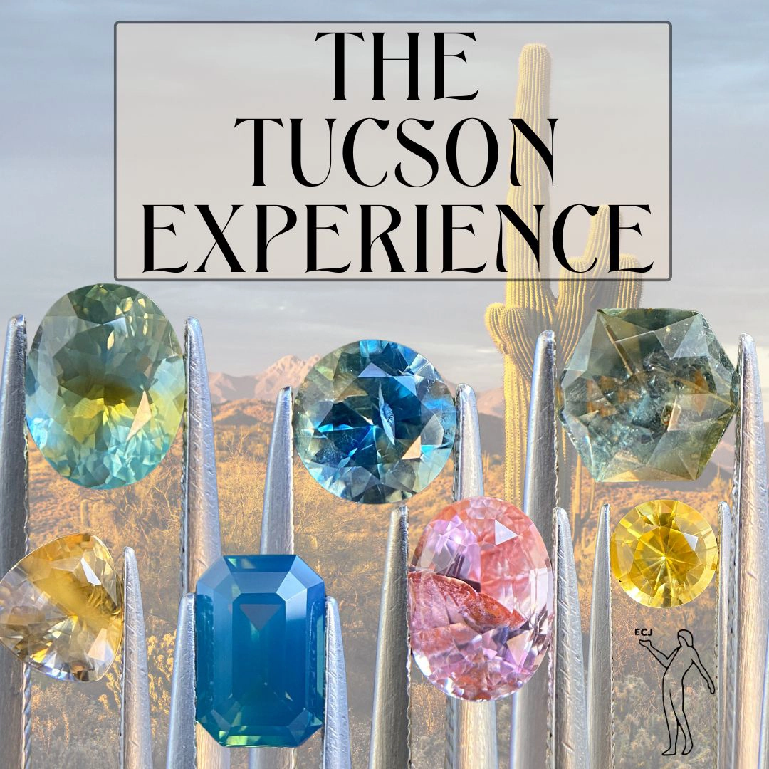 VIP Appointments at Philadelphia's Emily Chelsea Jewelry, offering exclusive early access to new gemstones from Tucson before public release.
