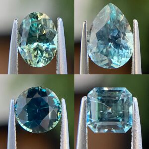Teal jewels for local jeweler Emily Chelsea in Philadelphia