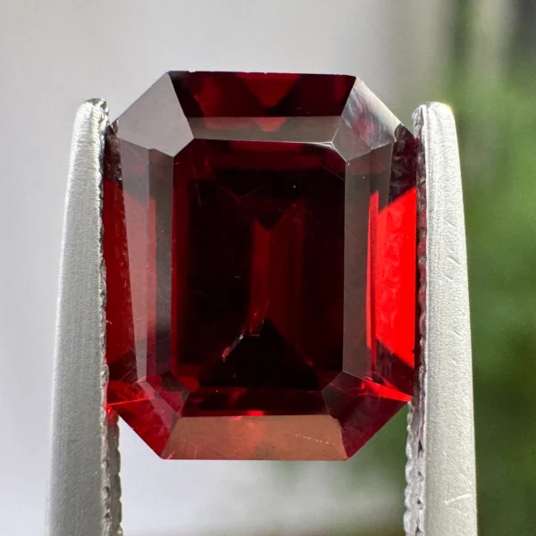 3.03ct Emerald Cut Tanzanian Garnet