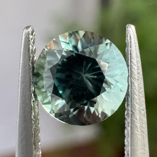 1.19ct  Round Montana Sapphire