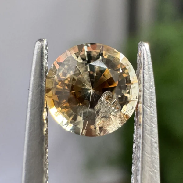 0.66ct Round Montana Sapphire