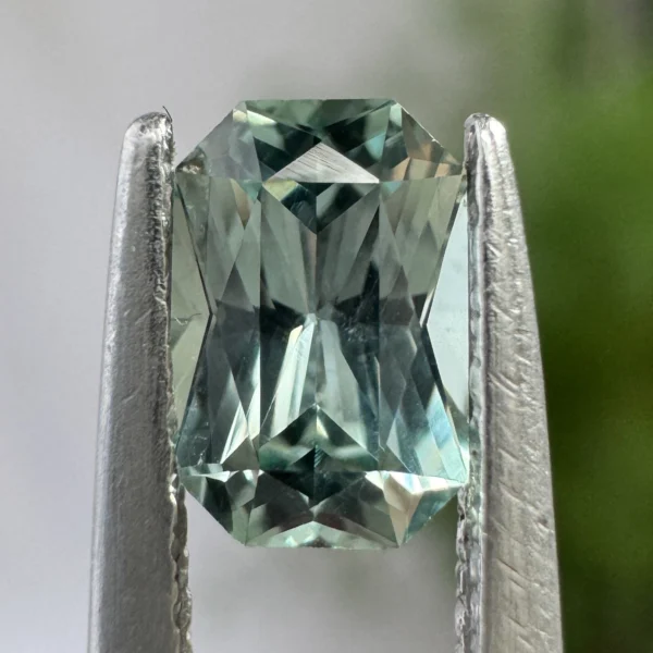 0.61ct Radiant Cut Montana Sapphire