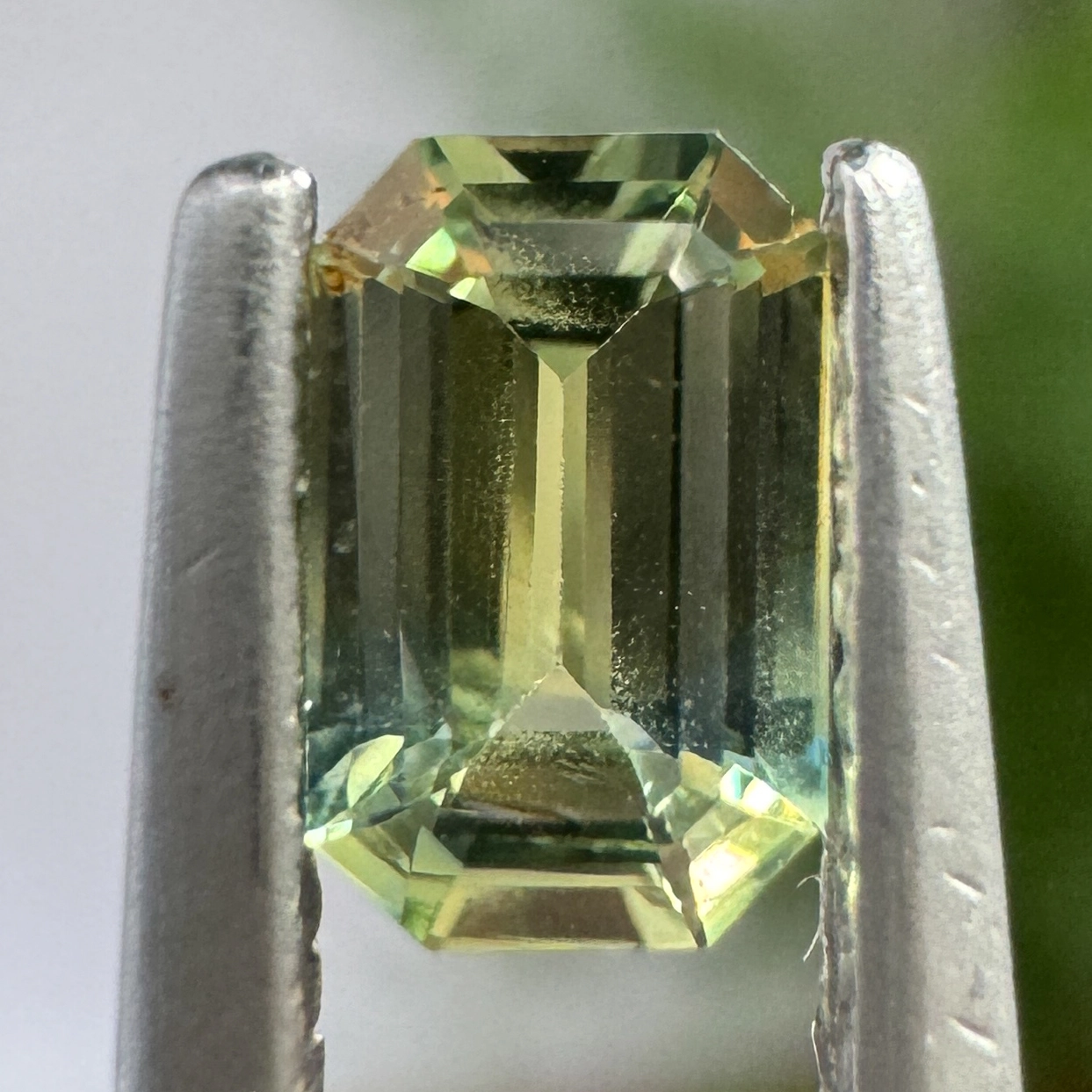 0.39ct Emerald Cut Tanzanian Sapphire