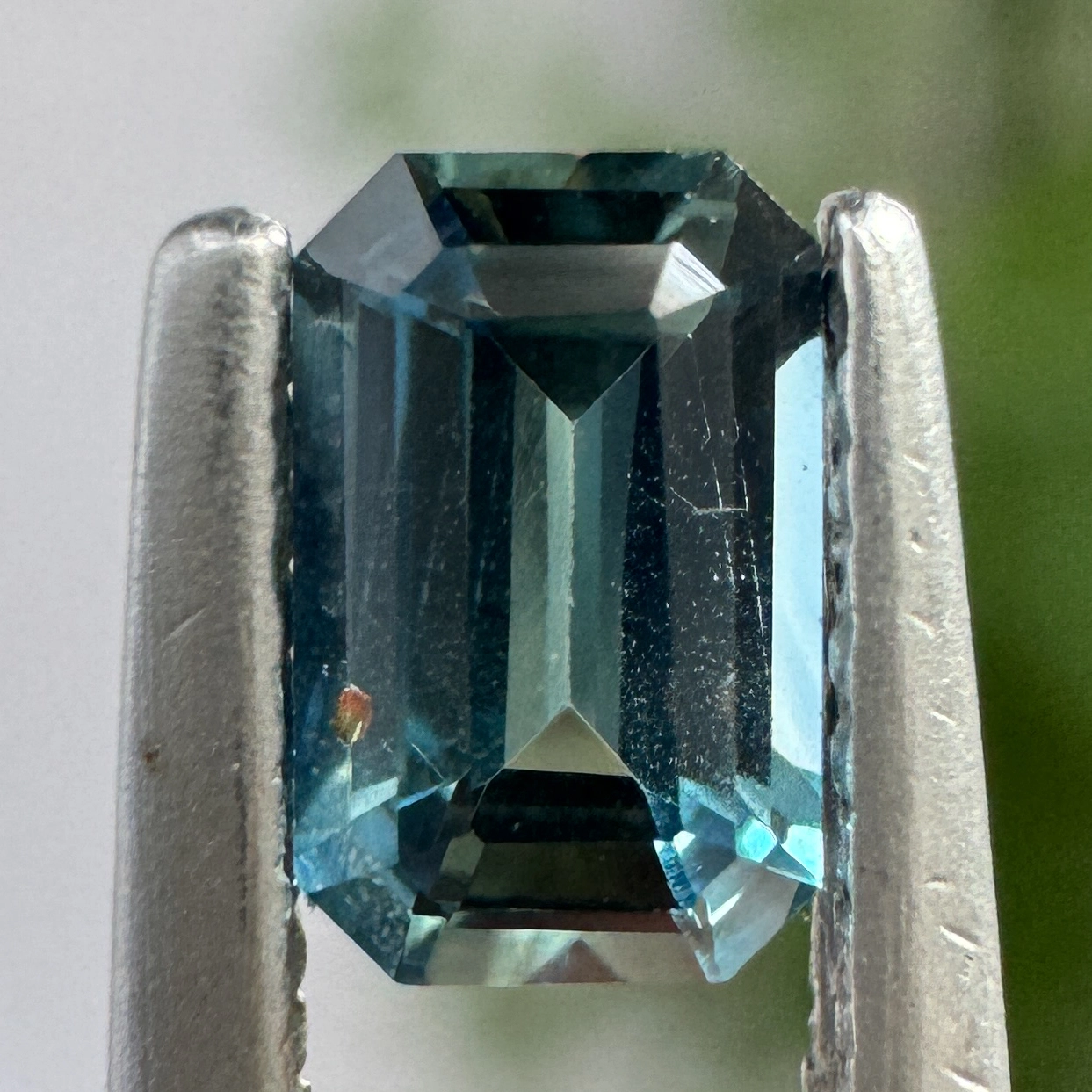 0.45ct Emerald Cut Tanzanian Sapphire