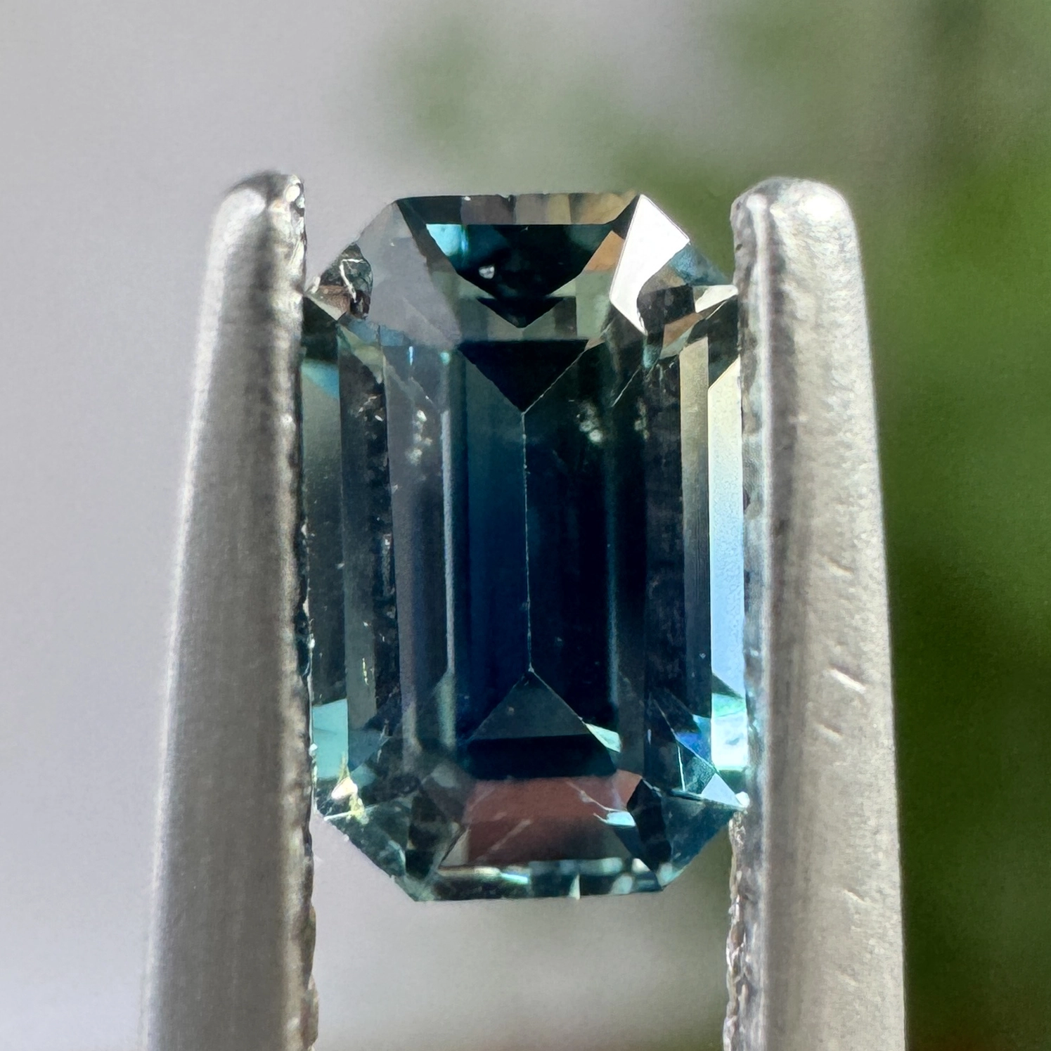 0.48ct Emerald Cut Tanzanian Sapphire