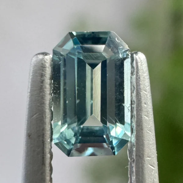 0.41ct Emerald Cut Tanzanian Sapphire