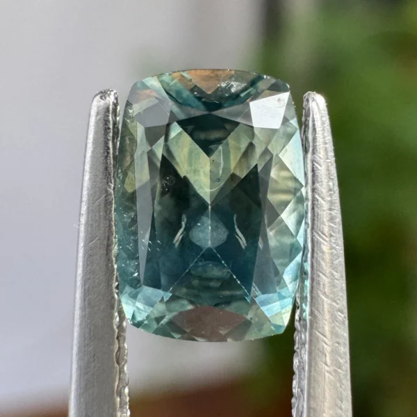 0.89ct Cushion Cut Montana Sapphire