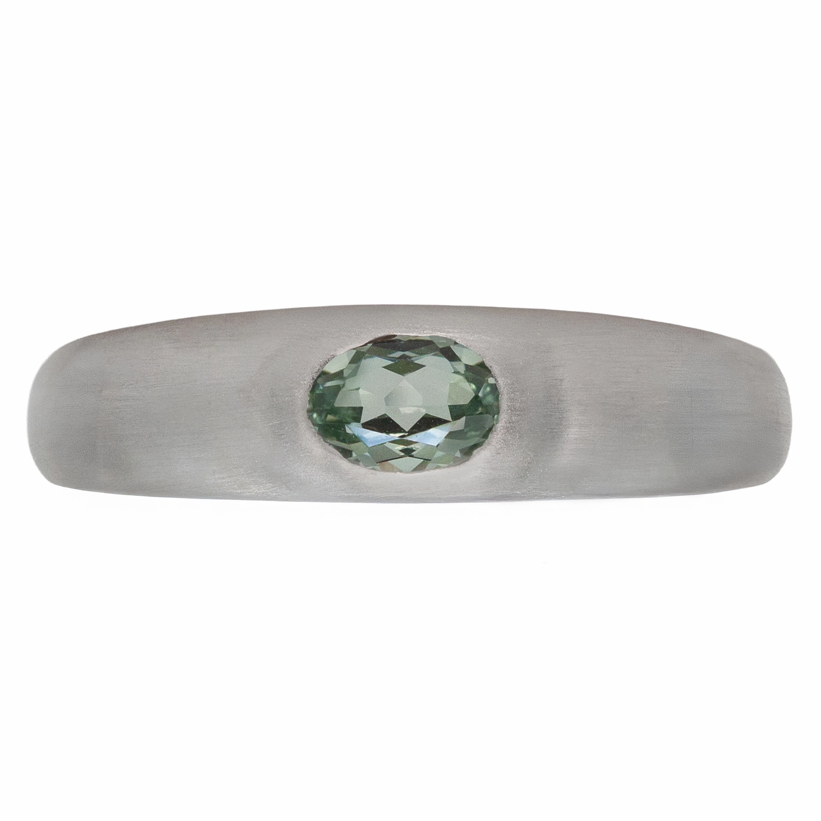 Hague Ring With A Lab Grown Sapphire