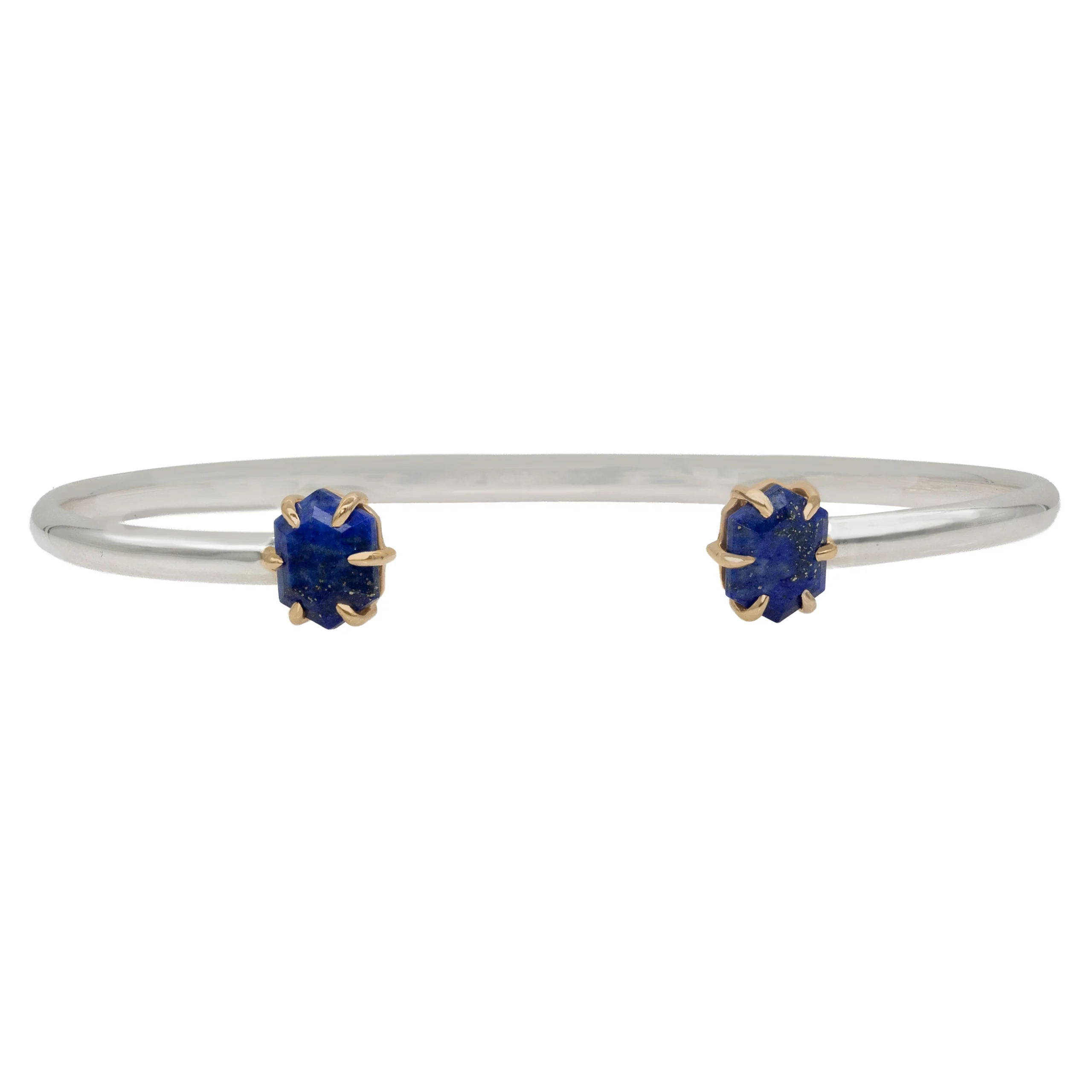 Hex Cuff With Lapis