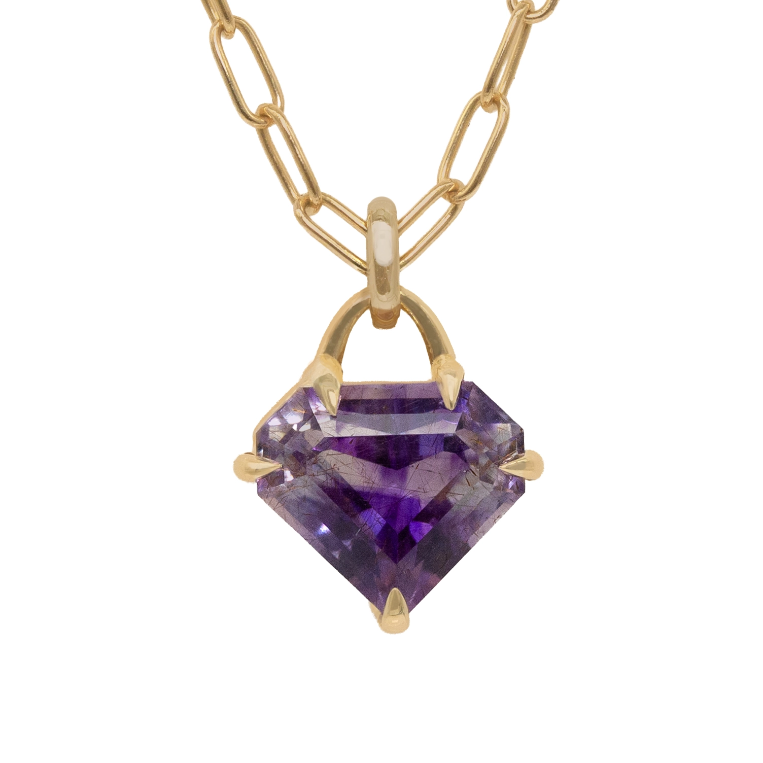 Amethyst Pendant Necklace