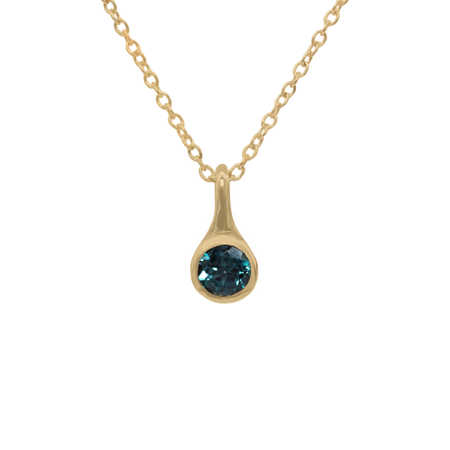 Alexandrite Capsule Necklace