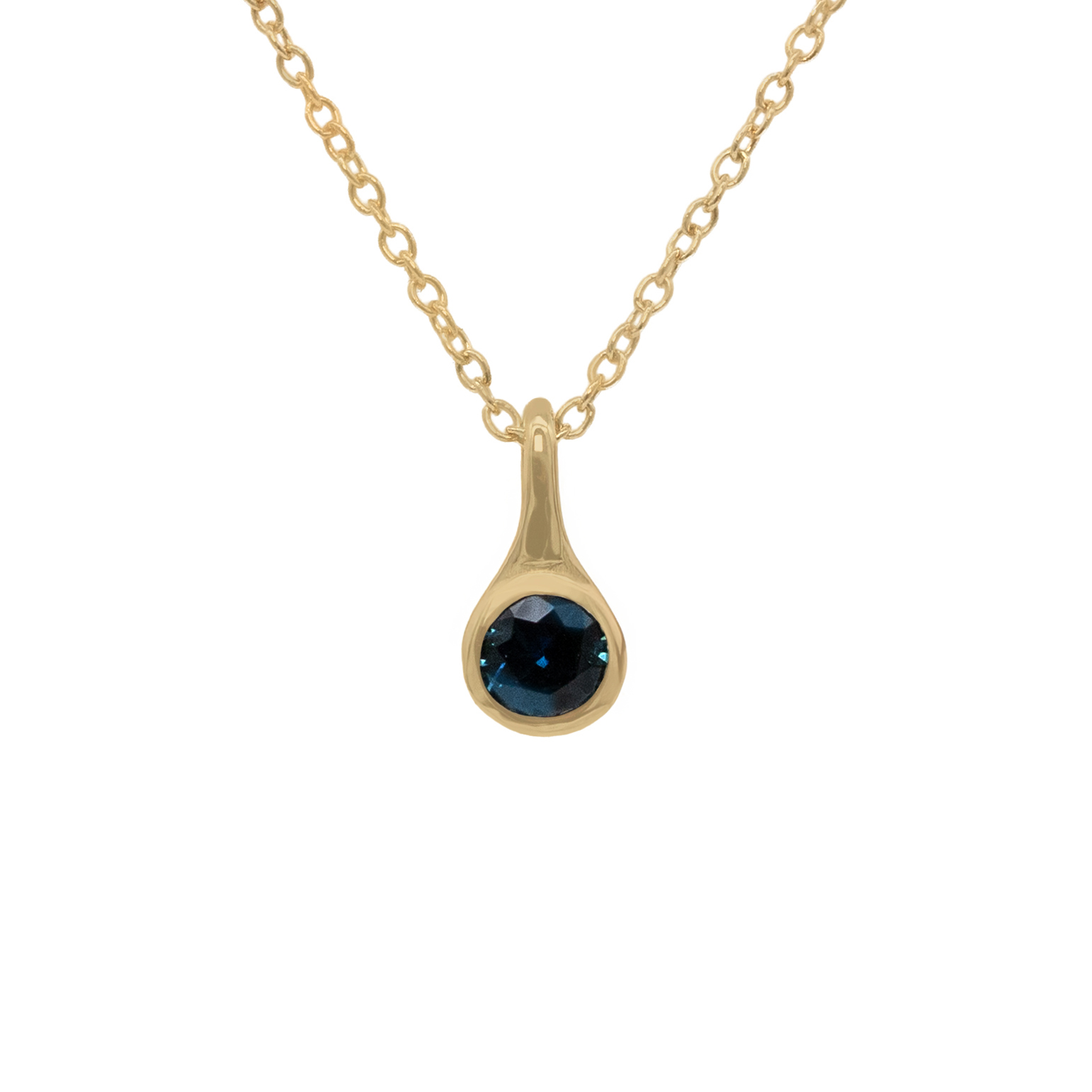 Sapphire Capsule Necklace