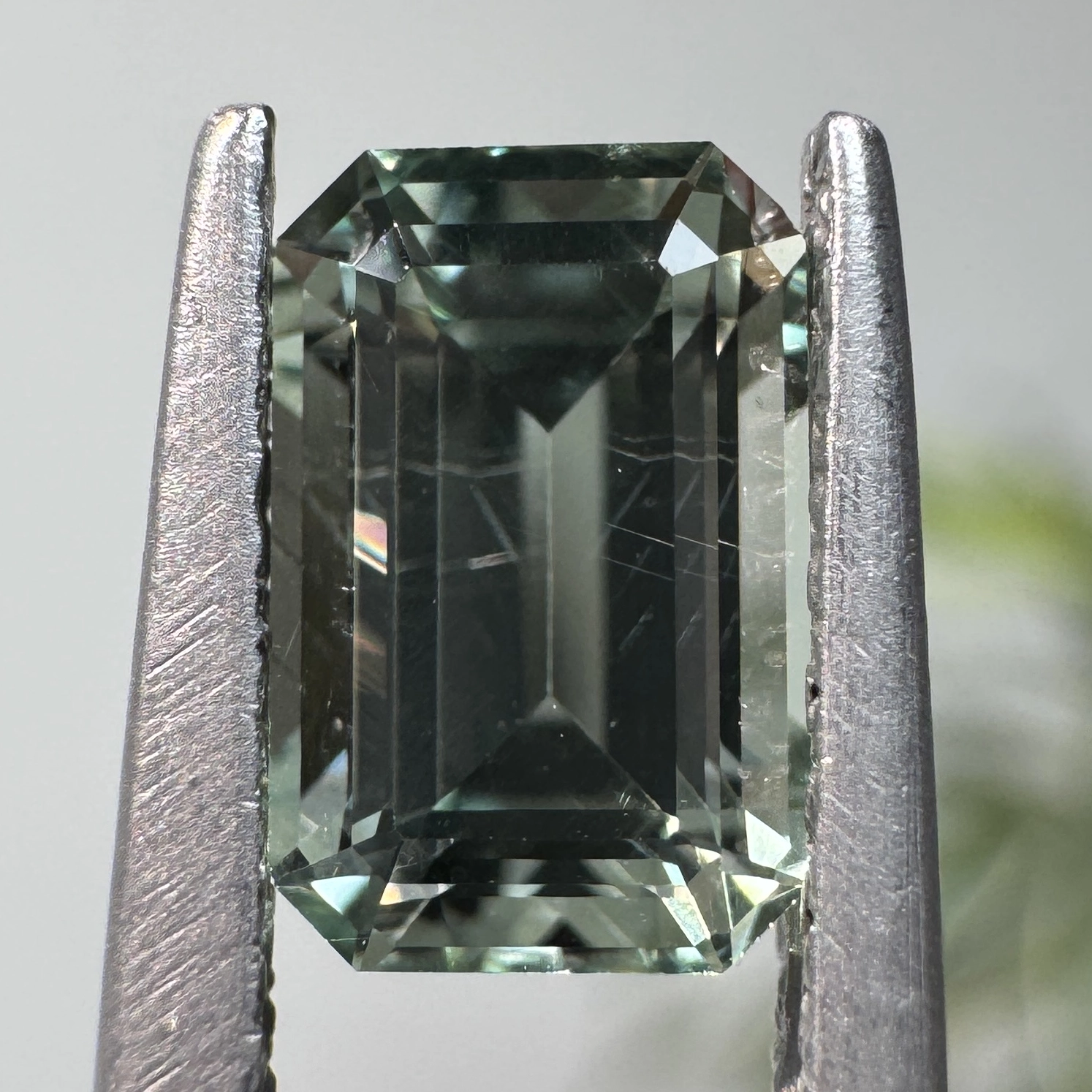 1.27ct Emerald Cut Montana Sapphire