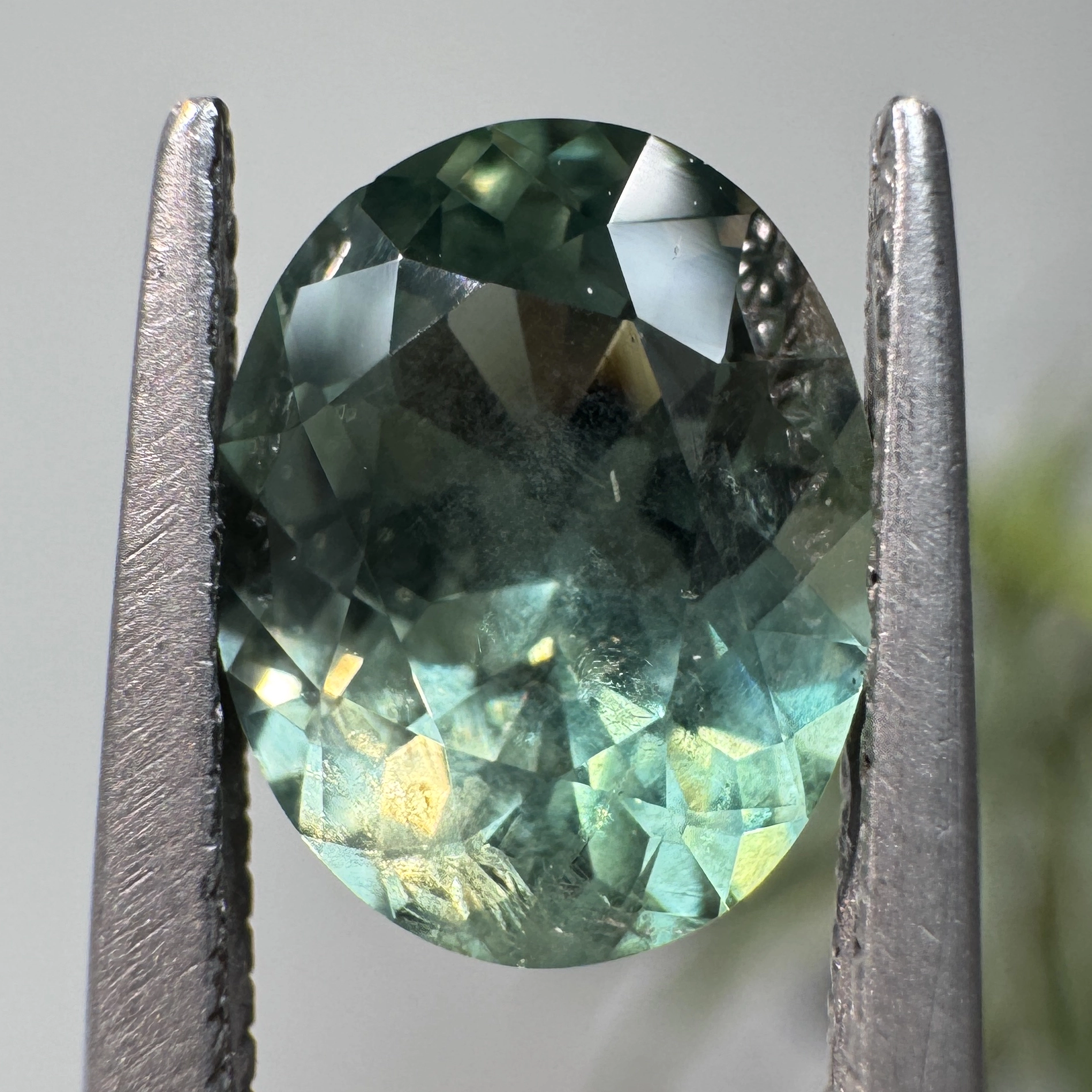 2.09ct Oval Montana Sapphire