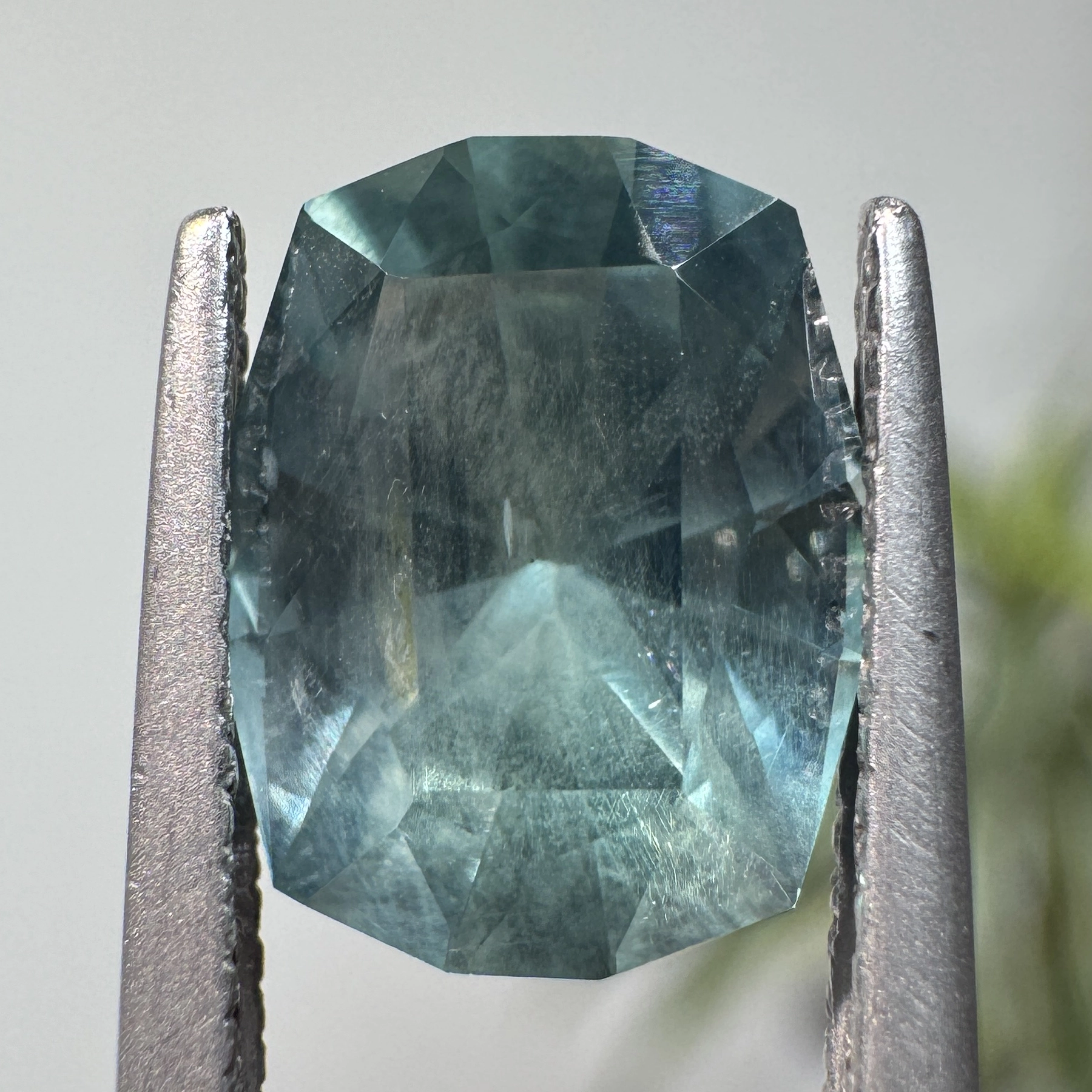 3.09ct Cushion Cut Montana Sapphire