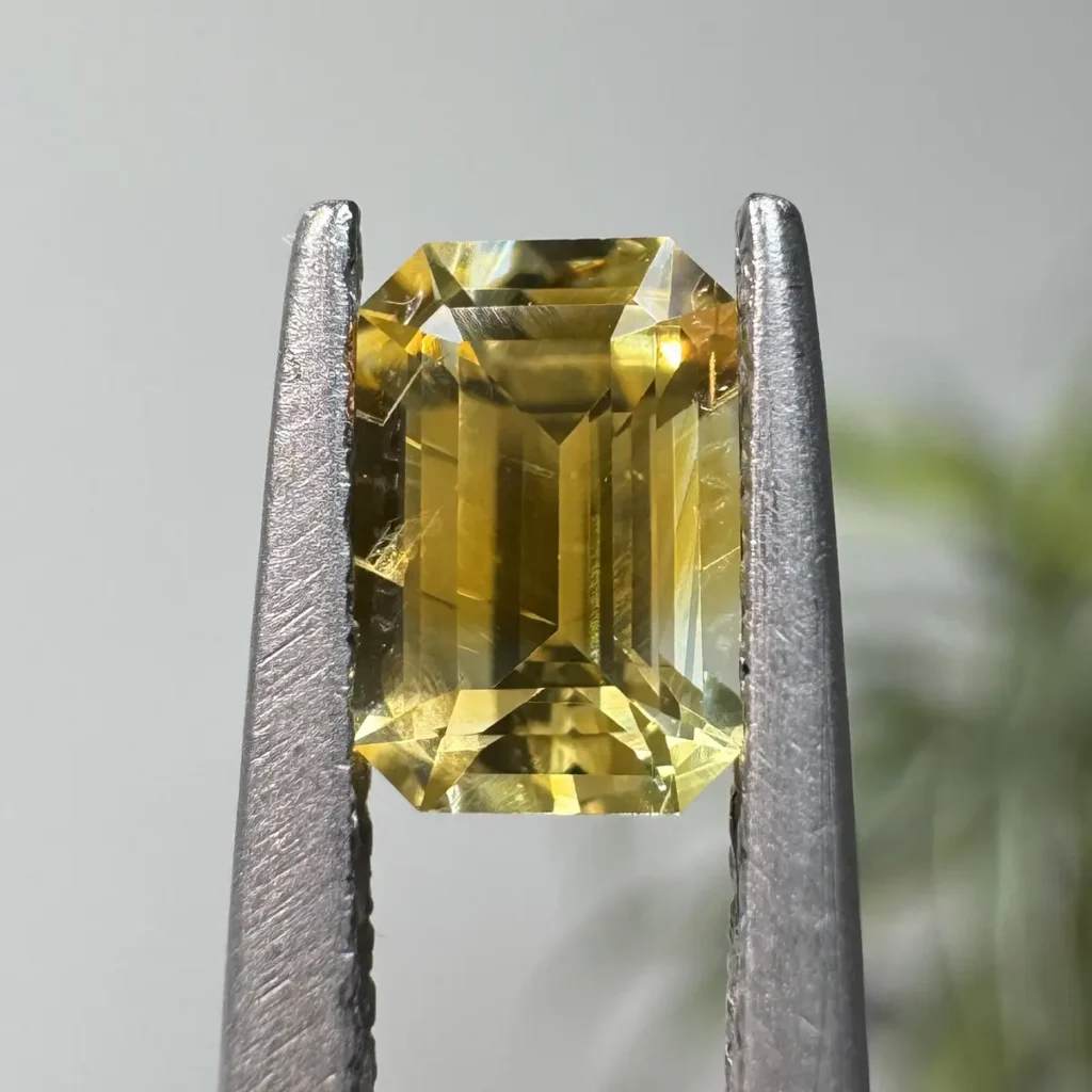 Emerald Cut Montana Sapphire