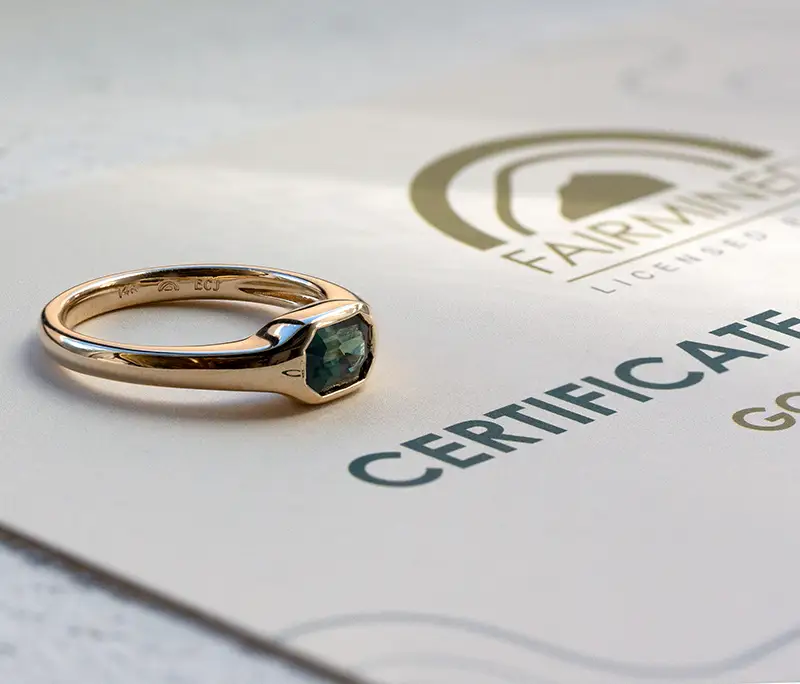 Emily Chelsea Fairmined Gold ring a Licensed Brand