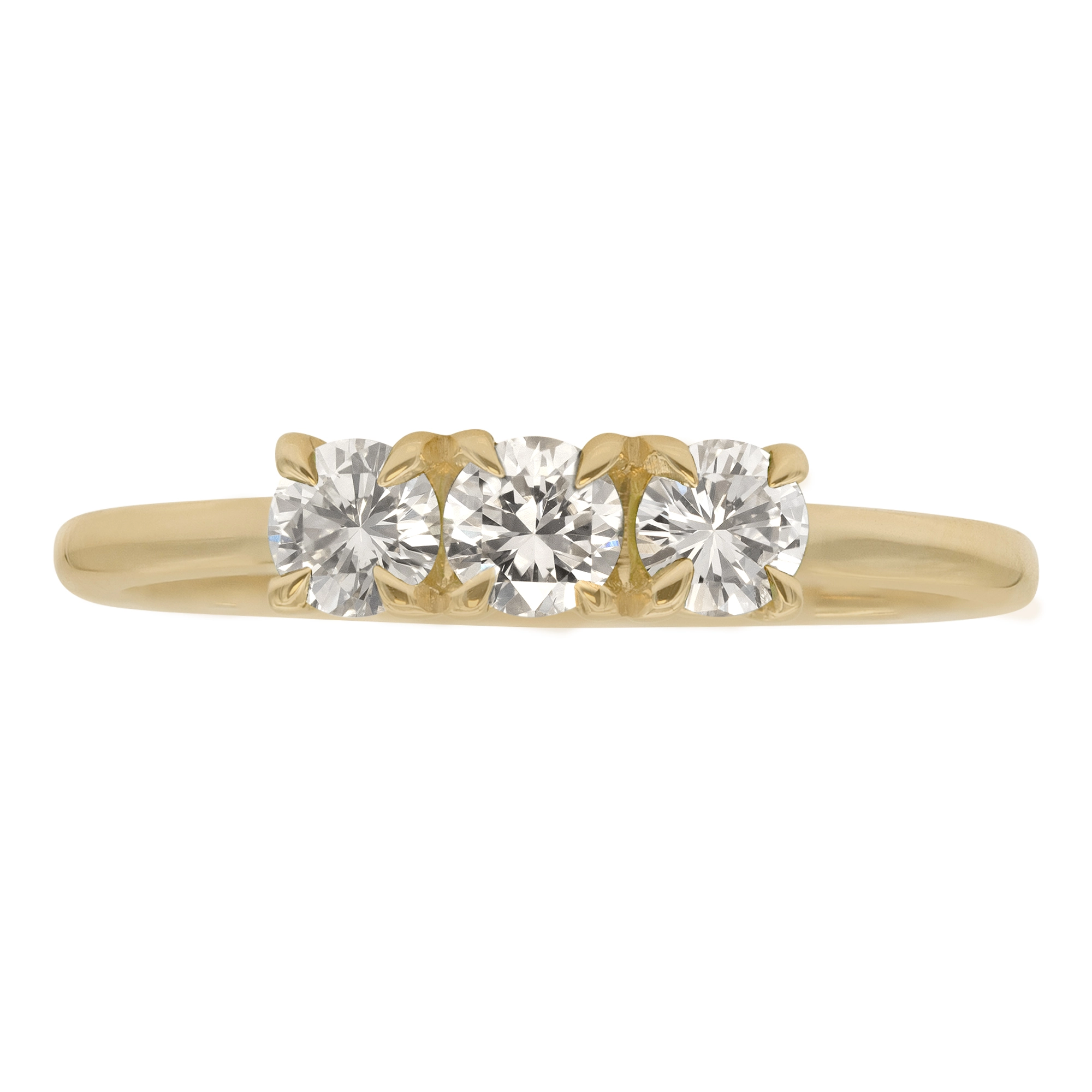 Diamond Linear Ring